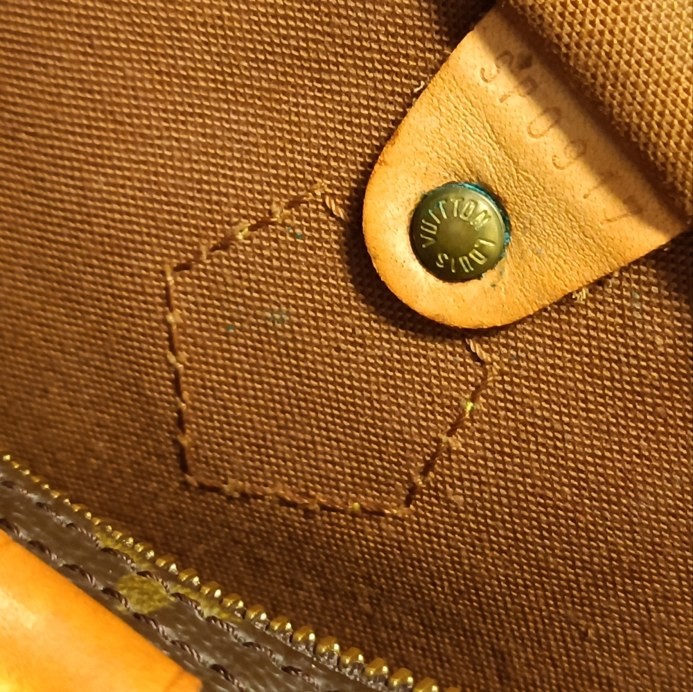 Chic đź’– Authentic LV Speedy 30 Brown Monogram Coated Canvas Classic Bag, EUC - Picture 11 of 16